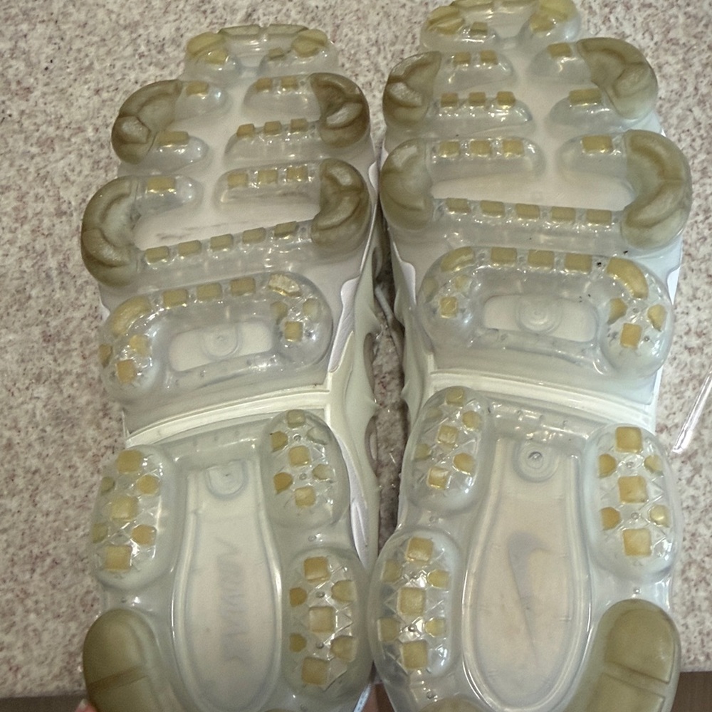 Nike Air VaporMax Plus Sneakers White Sz 9 Athletic Running Shoes - Picture 6 of 8